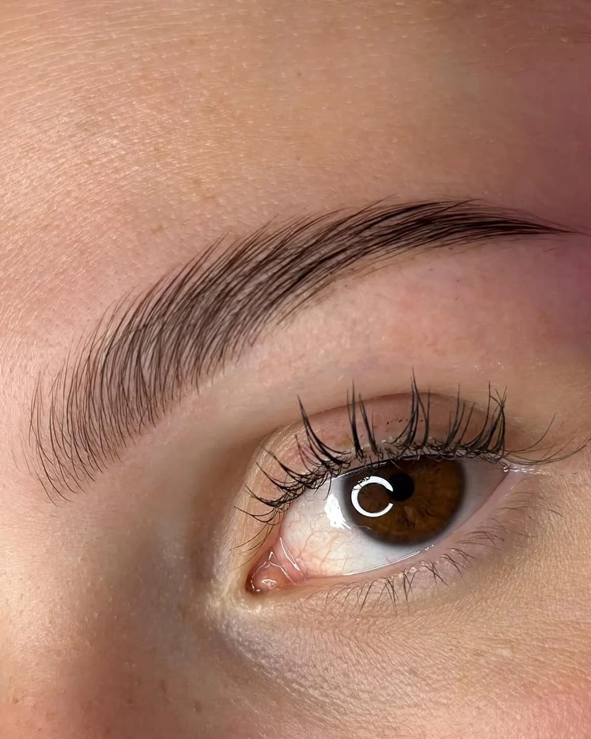 Ukázka lash liftingu v Goldie Lashes