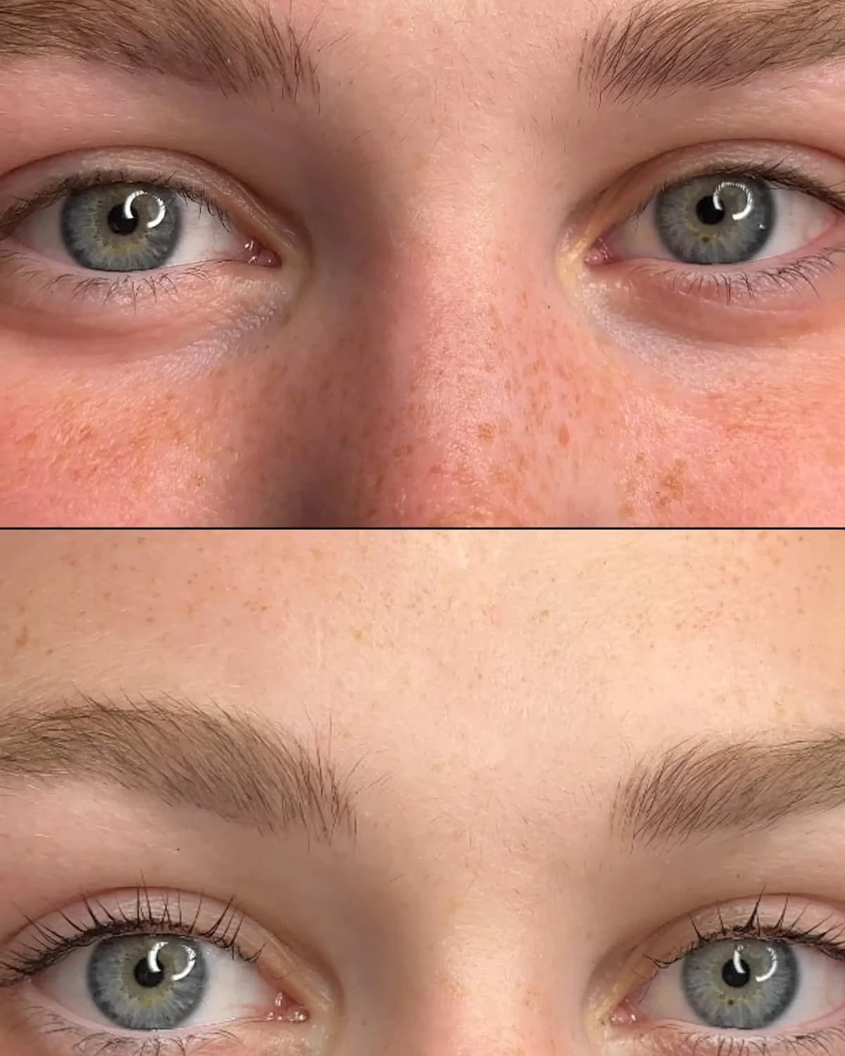Ukázka úpravy obočí v Goldie Lashes